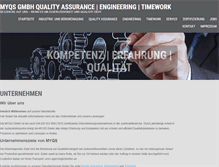 Tablet Screenshot of myqs.de